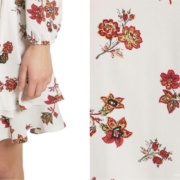 A.L.C. Rori Silk Drop Waist Dress Size 4 - Picture 3 of 10